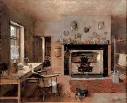 Kitchen at the old King Street Bakery Frederick Mccubbin